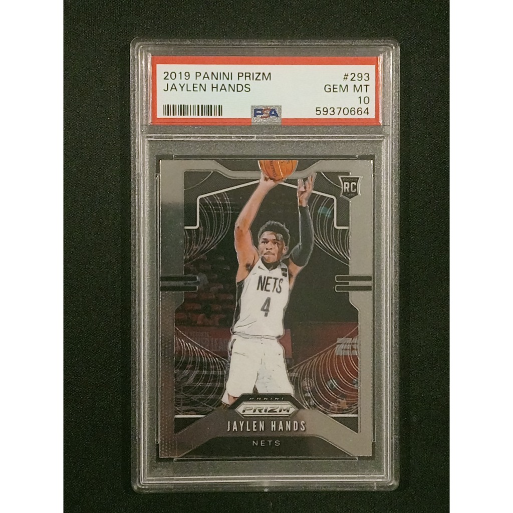 2019 Panini Prizm #293 Jaylen Hands Nets Rookie Card PSA 10