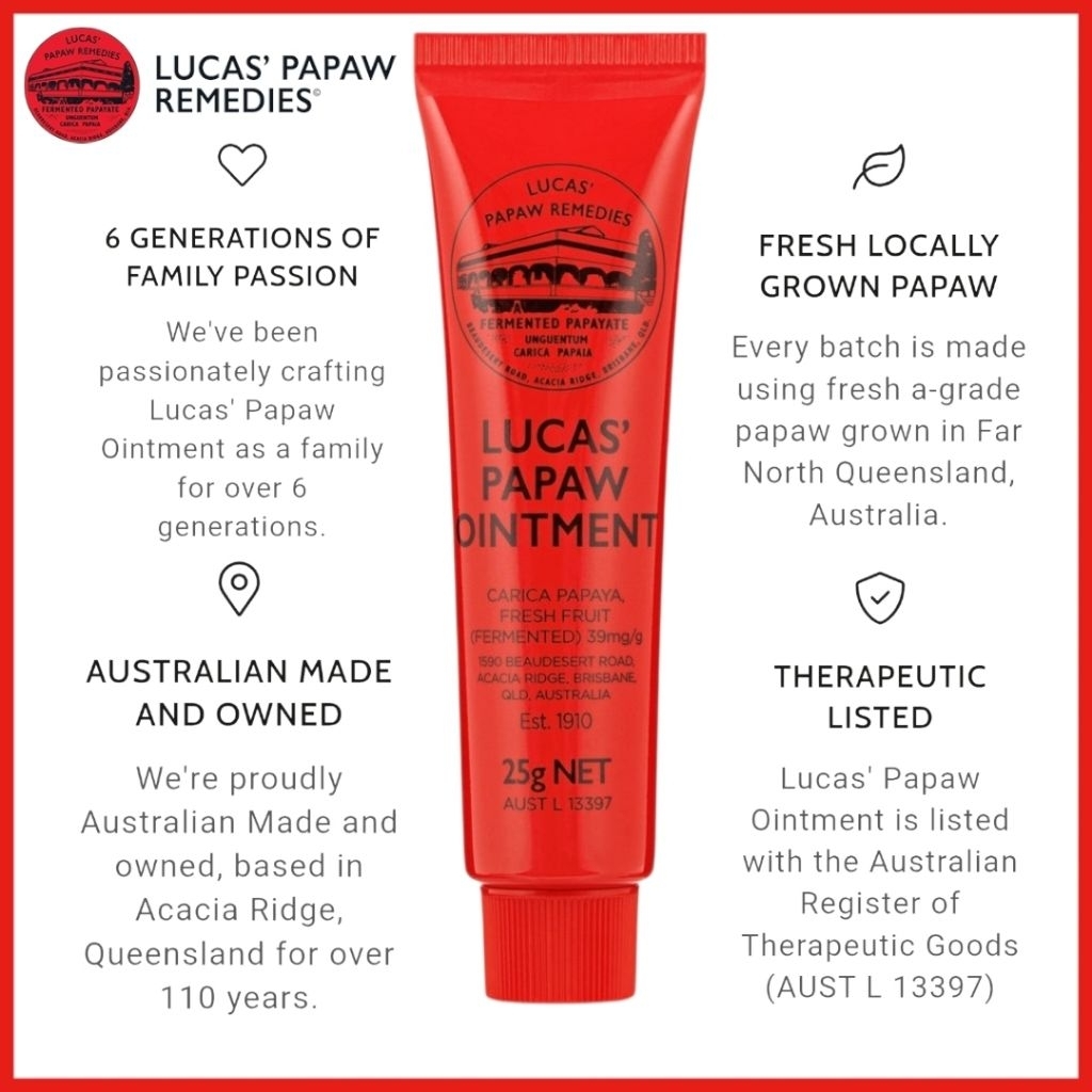 Papaw Ointment 25g. บาล์มสารพัดประโยชน์ของแท้ 100%