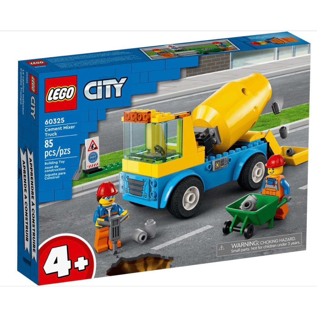 LEGO #60325 City Cement Mixer Truck