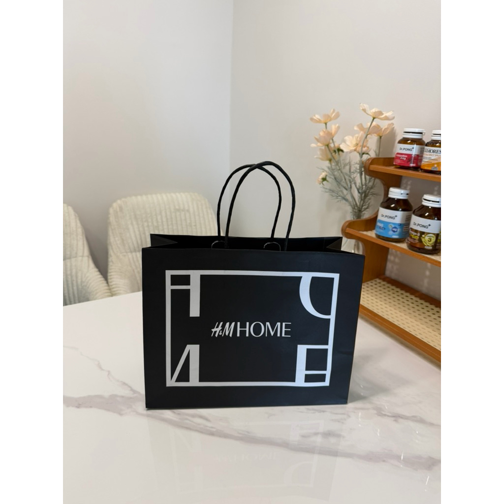 ถุงกระดาษ H&M Home แท้💯