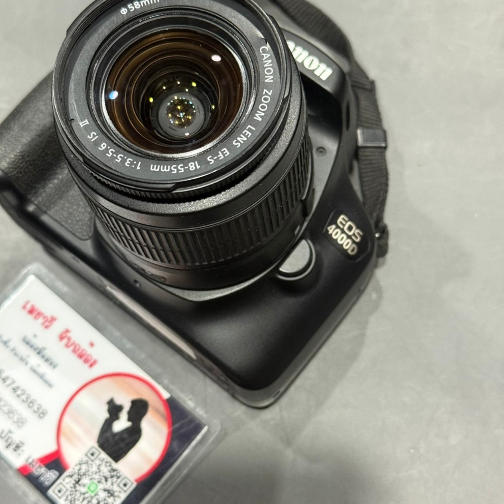 กล้อง canon 4000D พร้อมเลนส์