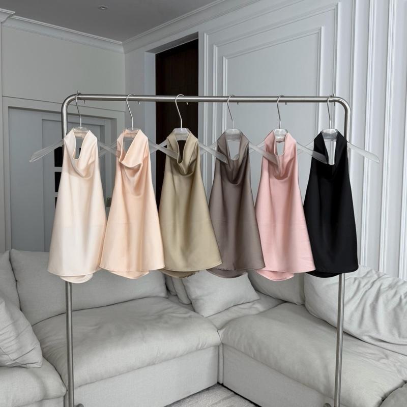 PT443 Bella Silky Satin เสื้อคล้องคอผ้าซาติน PROMTHONG