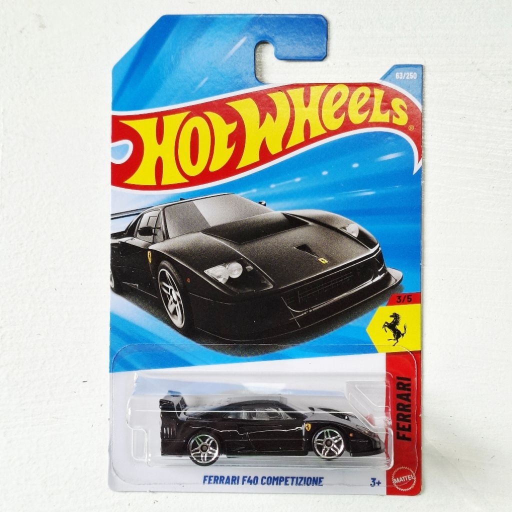 Hot wheels Ferrari F40 competizione สีดำ แพ็คสวย