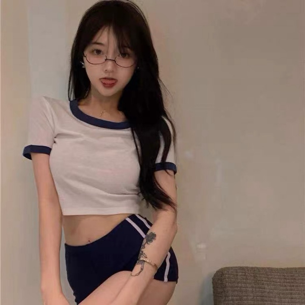 พร้อมส่ง!! ชุดพละญี่ปุ่นเอวลอย เซ็กซี่ น่ารัก