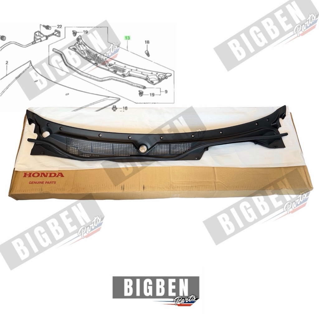 แผงจิ้งหรีดแท้เบิกใหม่ HONDA CIVIC EK,EK9,COUPE Made in Japan🇯🇵