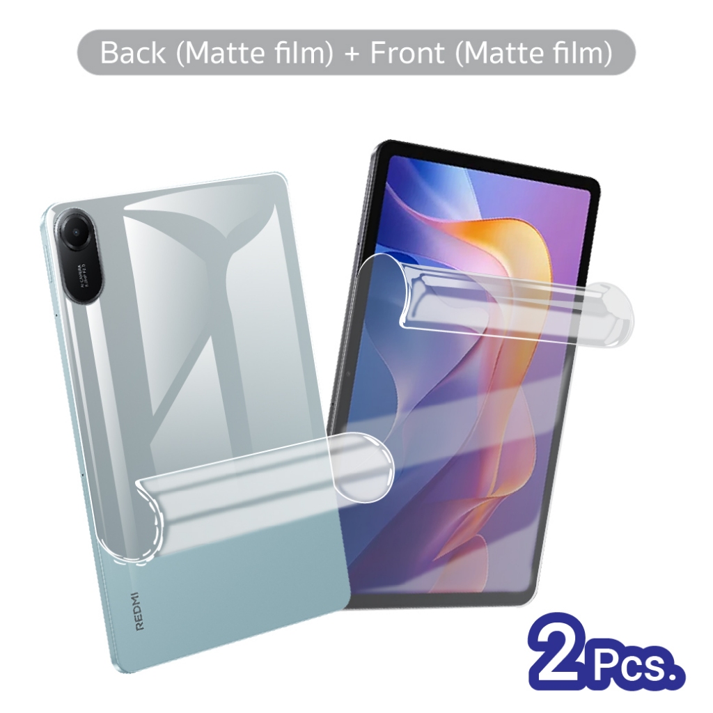 ฟิล์มไฮโดรเจล หน้า-หลัง สำหรับ เรดมี่ แพด 2  Use For Redmi Pad 2 11.0 (2025)  Hydrogel Film  front-back ราคา ถูกที่สุด ดีลบีเคเค แกลเลอรีภาพที่ 4