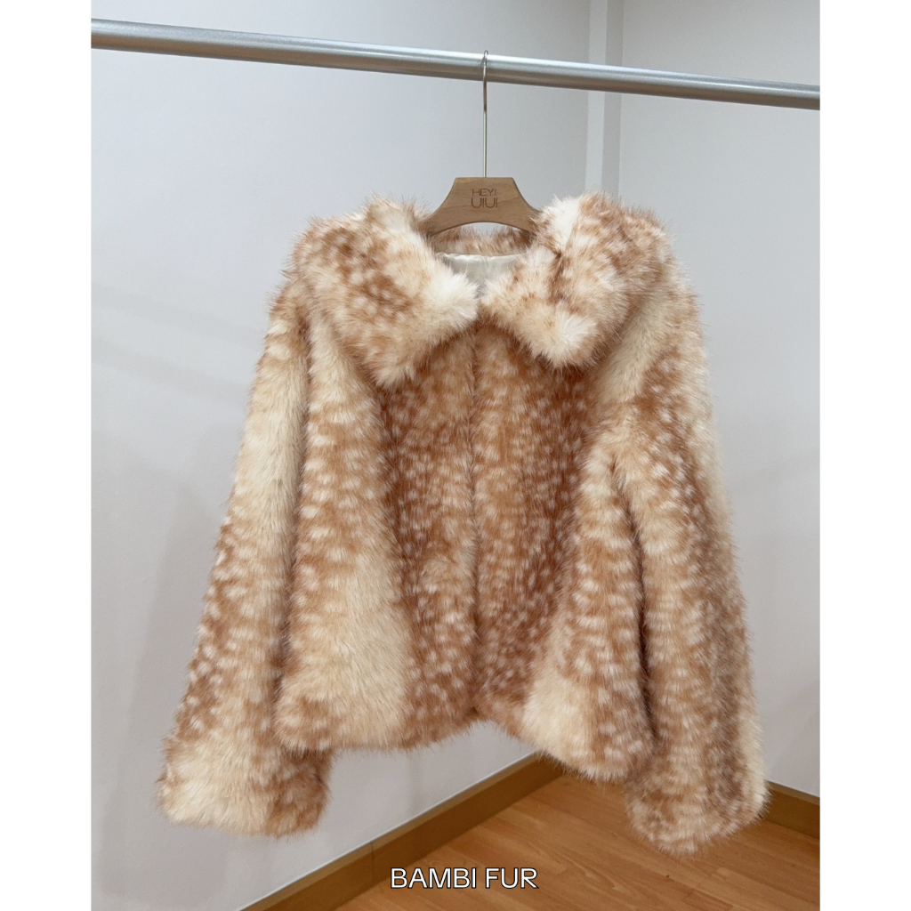 UIUI | BAMBI FUR เสื้อเฟอร์ลายกวาง bambi