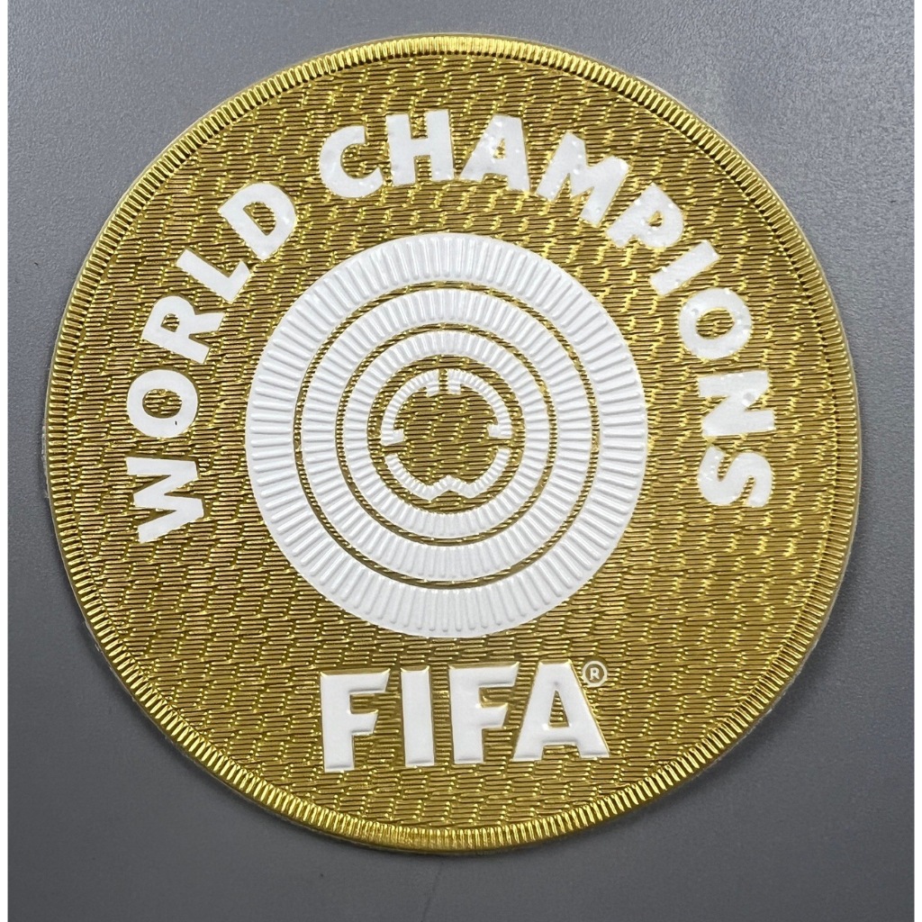 อาร์ม เสื้อฟุตบอล ย้อนยุค ยางนูน คลับเวิลคัพ 2025 เชลซี สีทอง  Retro Club Worldcup Patch Badge Footb