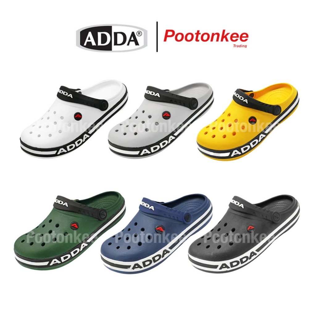 ADDA  รุ่น 55U01-M1 รองเท้าแตะหัวโต รองเท้าลำลอง สำหรับผู้ชาย ไซส์ 7-10