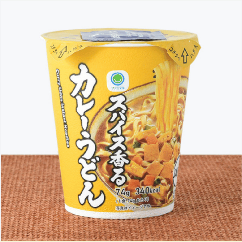 FamilyMart Spice Aromatic Curry Udon Japanese Style Curry Noodles Beef Instant Cup Noodles