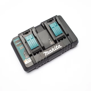 MAKITA เครื่องชาร์จแบตเตอรี่ 18 โวลต์ (ชาร์จเร็ว) รุ่น DC18RC ใช้กับแบต BL1830B / BL1850B / BL1860B / BL1815N (มากีต้า)