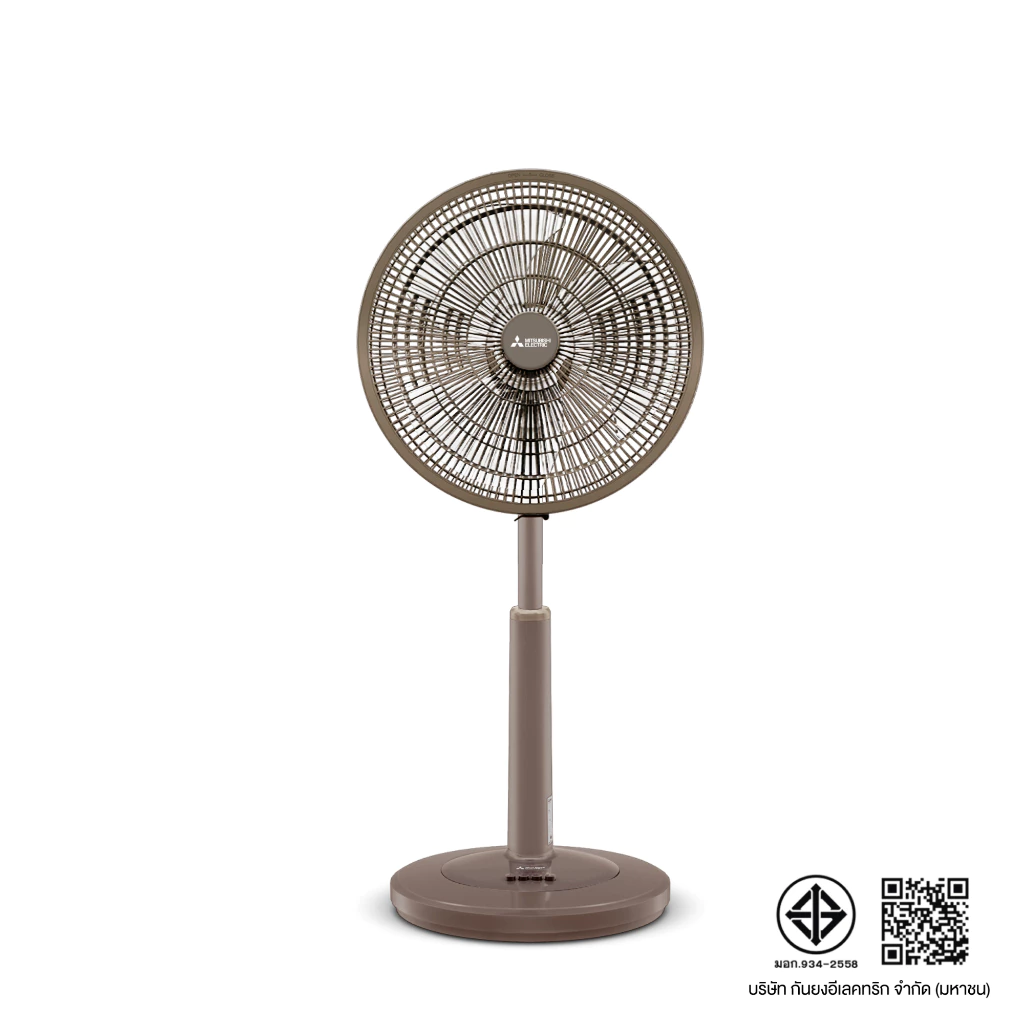 MITSUBISHI ELECTRIC ตั้งพื้นกึ่งตั้งโต๊ะ R16A-GC แบบปุ่มกด ขนาดใบพัด 16 นิ้ว