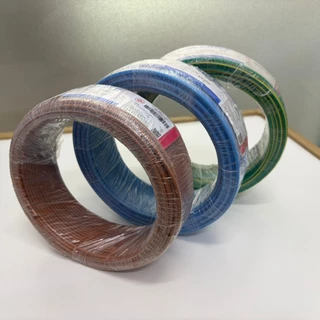 สายไฟ THW 1x2.5 DEEMA (50 เมตร) มอก. ทองแดงแท้ เลือกสีได้ น้ำตาล/ฟ้า/กราวด์ สายร้อยท่อราคาถูก