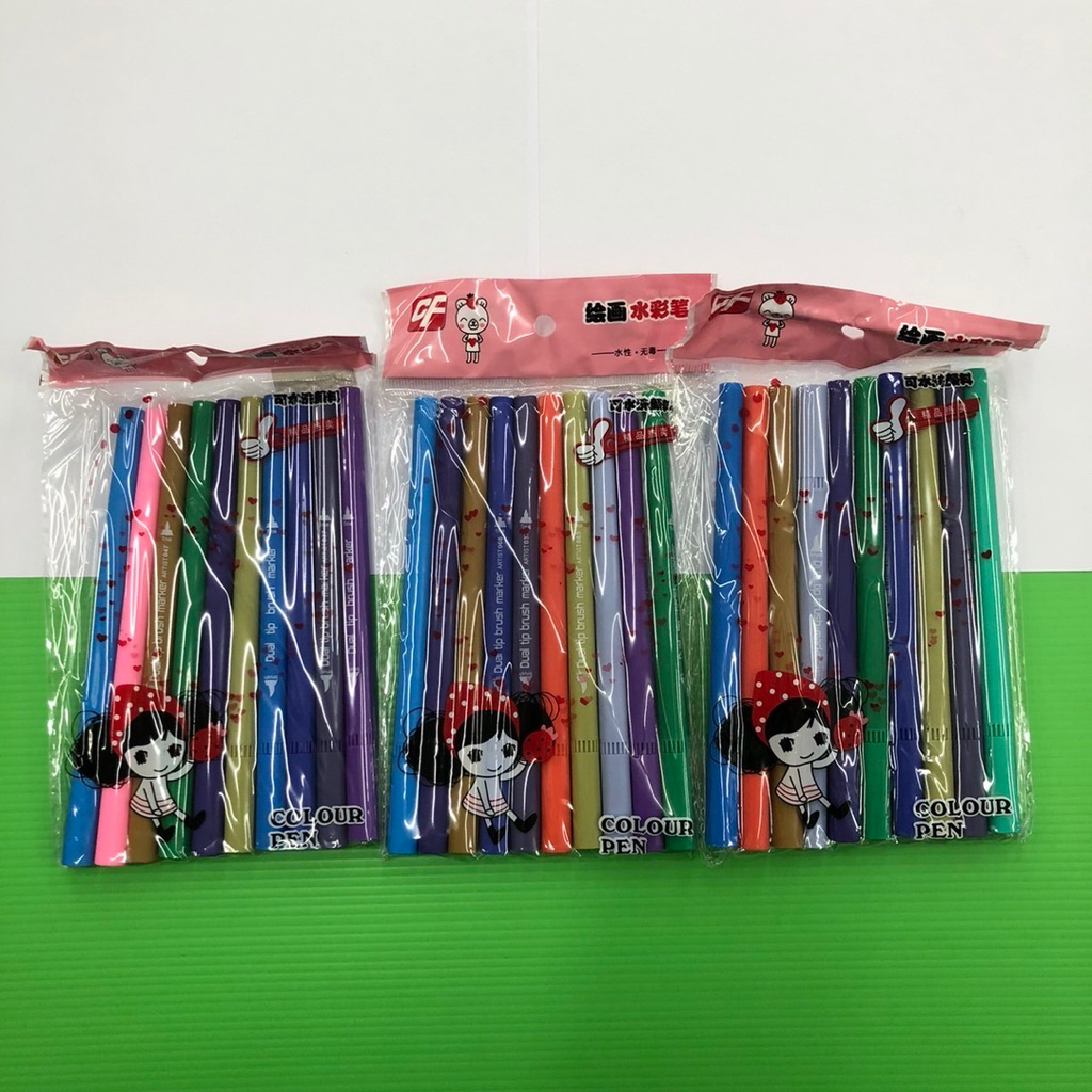 (ยกโหล 12 ชิ้น) No.587 ปากกาเมจิก หนึ่งแพค 12 สี แพ็คเก็จ มีหลายรุ่น ขออนุญาตสุ่มรุ่น สีเมจิก  1×12 (แพ็ค 12 ชุด)