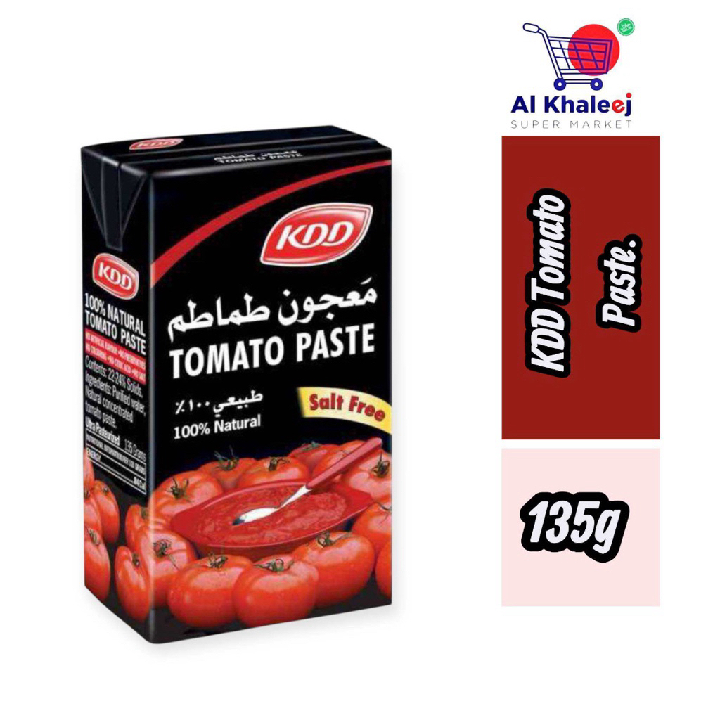 KDD Tomato Paste product. 135g