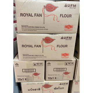 (ยกลัง) แป้งพัดโบกตราUFMบรรจุ1000กรัม*10ถุง/ลัง