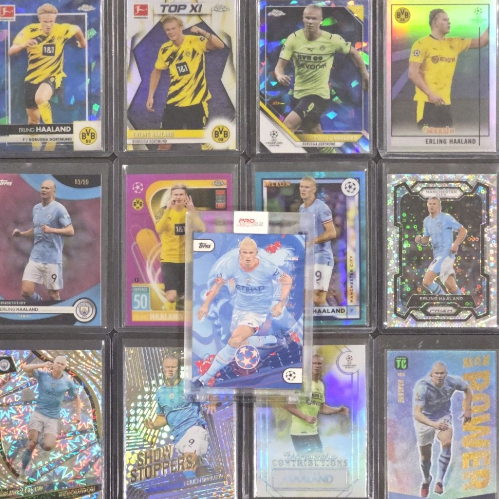 การ์ดบอล Erling​ Haaland ใบรัน ใบสี