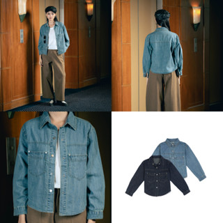 EVERYDAY - Basic Denim Shirt เสื้อเชิ้ตยีนส์แขนยาวกระดุมสแน๊…