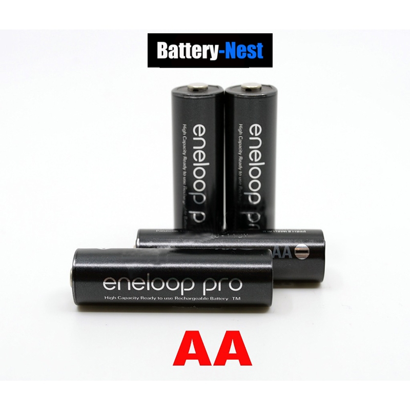 Panasonic Eneloop Pro AA / AAA ถ่านชาร์จ 1.2V Ni-MH 2500mAh 950mAh 4 เซลล์ รับประกัน 2 ปี - รูปที่ 2