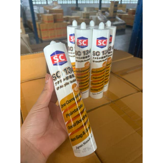 แดป Acrylic Sealant กาวอะคลิลิคSC134 สีขาว สินค้าขายเป็นหลอด บรรจุ 25 หลอด/ลัง