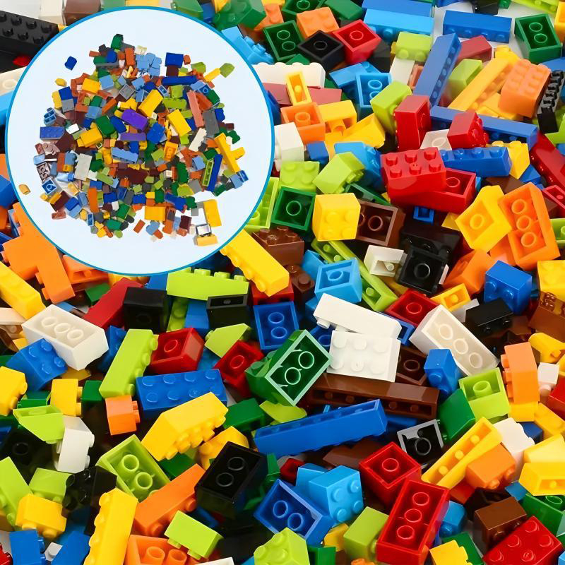 YUNLEO Toy 1000Pcs 500Pcs   มัลติฟังก์ชั่ diy  ของเล่นตัวต่อบล็อคตัวต่อ ของเล่นเสริมพัฒนาการเด็ก  พัฒนาความคิดของเด็ก - รูปที่ 4