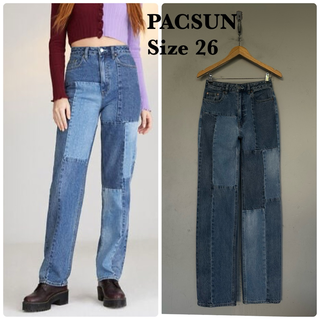 PACSUN กางเกงยีนส์มือสองของแท้