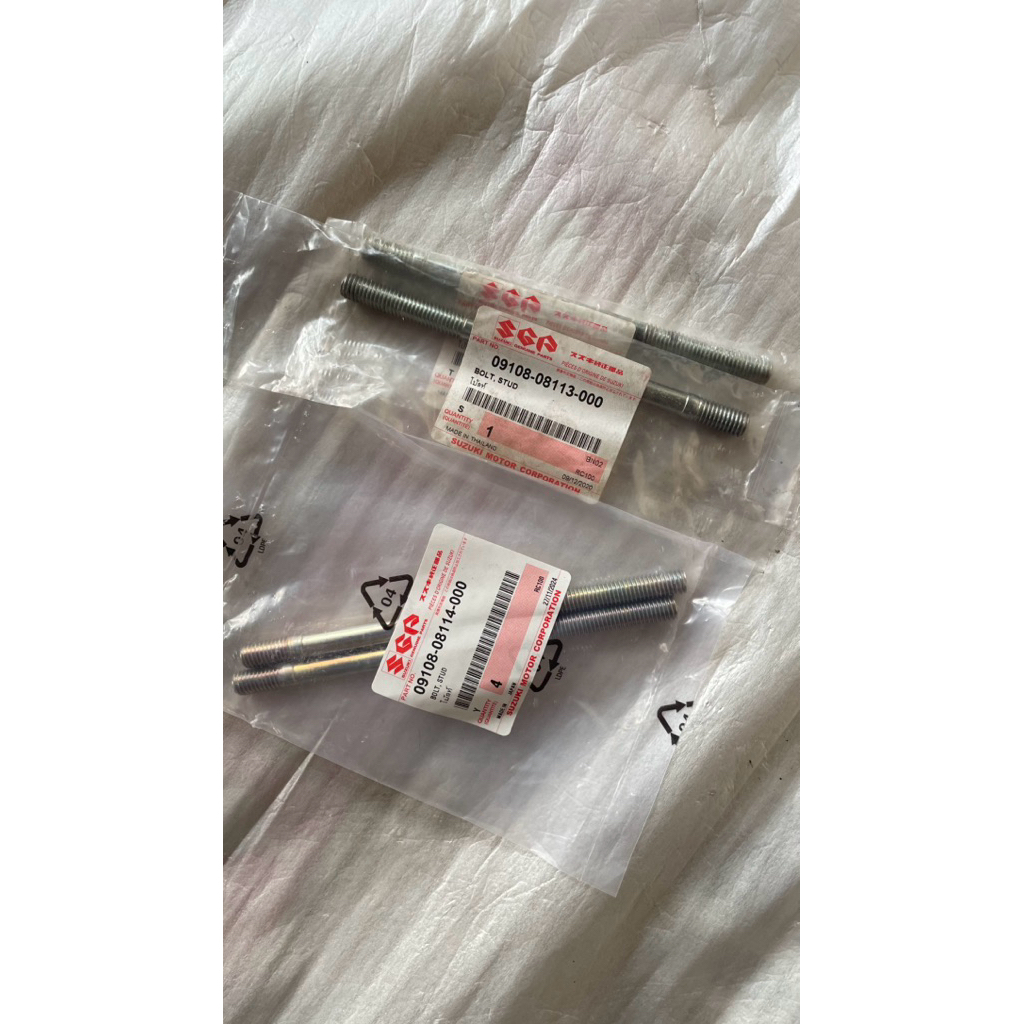 เสาเสื้อสูบ RC80-100/Spinter/Swing/Crystal แท้