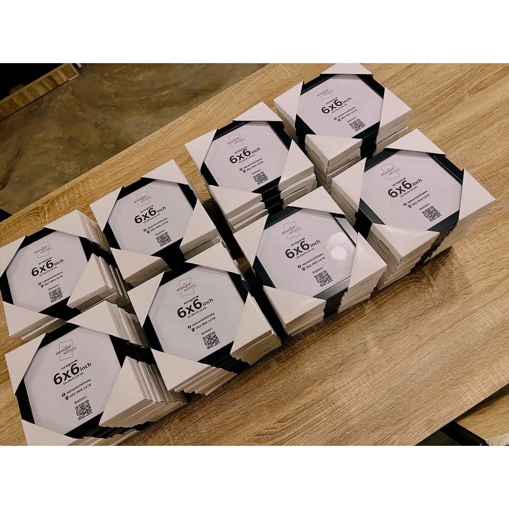 กรอบรูปมินิมอล ขนาด 6x6 นิ้ว •MJMARTINTH FRAME•MINIMAL PHOTO FRAME