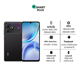 ZTE Nubia A36 (4/64) ประกันศูนย์ 18 เดือน [ หน้าจอ 6.75 นิ้ว…