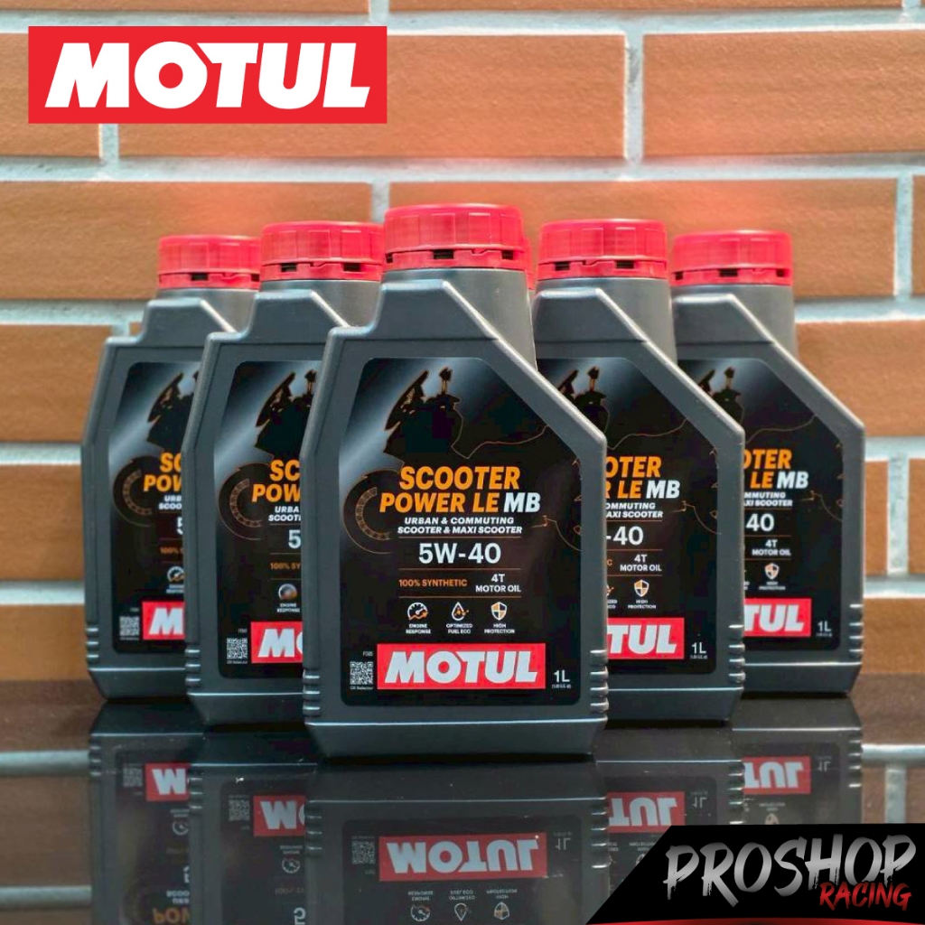 น้ำมันเครื่อง Motul Scooter 5W40 10W40 ปริมาณ 1 ลิตร Scooter Expert LE /Scooter Power LE MB