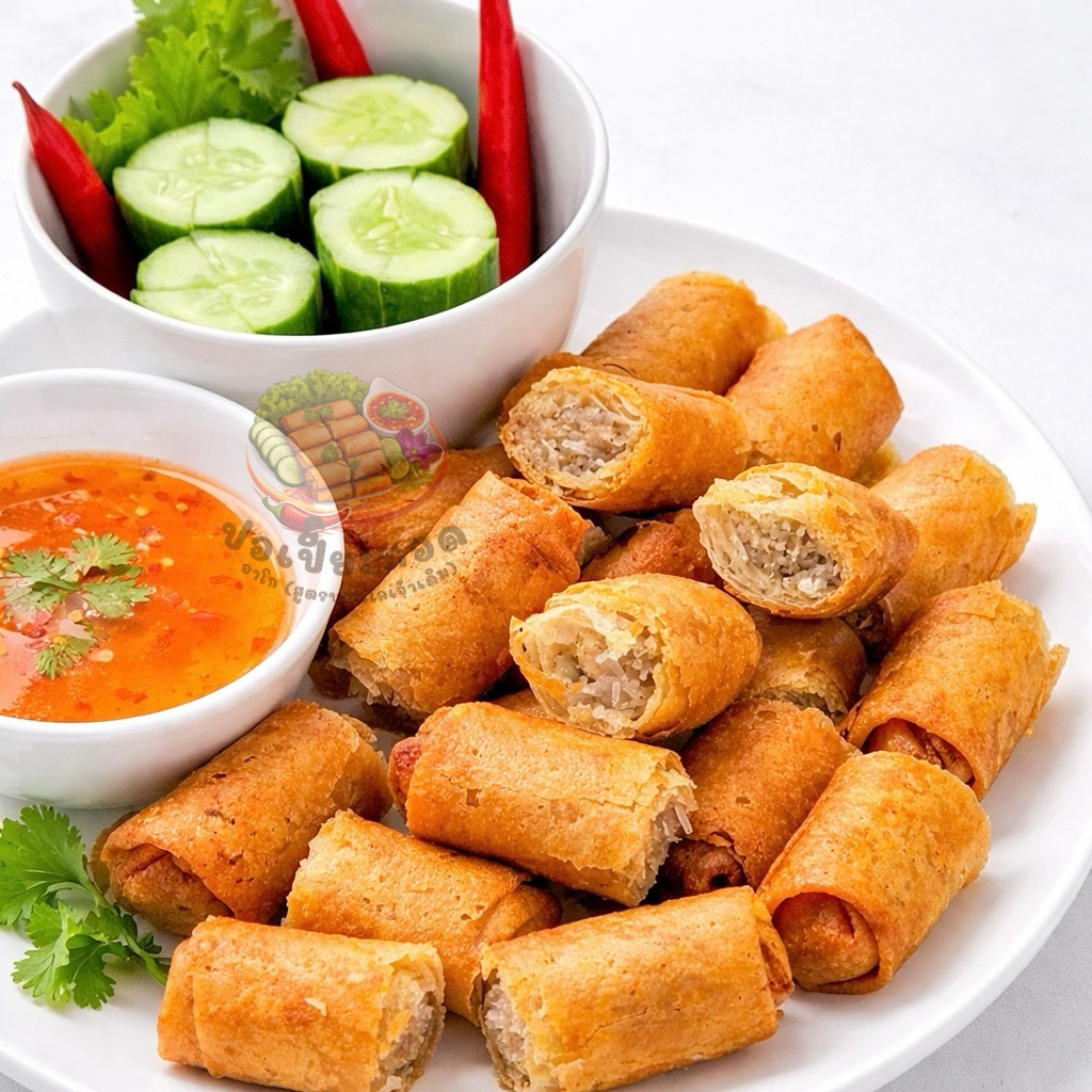ปอเปี๊ยะทอด อาโก - สูตรเจ้าดังบุคคโล (ทอด50%)
