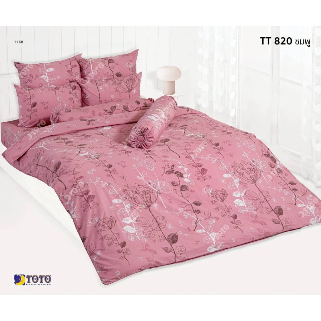 TT820PI: ผ้าปูที่นอน ลาย Flower/TOTO [TTC]