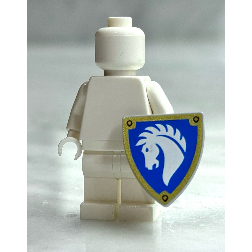 LEGO part Horse knight Shield (ไม่รวมมินิฟิกสีขาว)