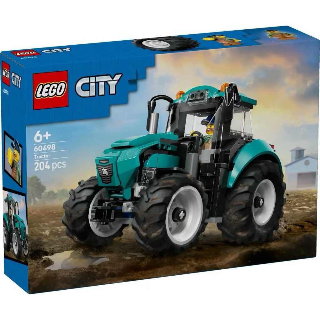 LEGO City 60498 Tractor (204pcs.), Building Blocks, Kids Toy พร้อมส่ง ของแท้