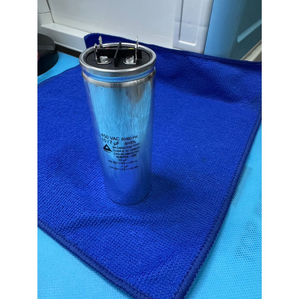 คาปาซิเตอร์เครื่องซักผ้า 10/7uF 450VAC 50/60 Hz แคปรันมอเตอร์ (แท้)  อะไหล่เครื่องซักผ้า ราคา ถูกที่สุด ดีลบีเคเค แกลเลอรีภาพที่ 4
