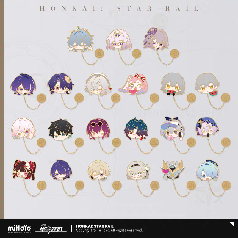 Preorder Honkai: Star Rail ของอฟช เข็มกลัด โลหะชุด Pam Exhibition Hall