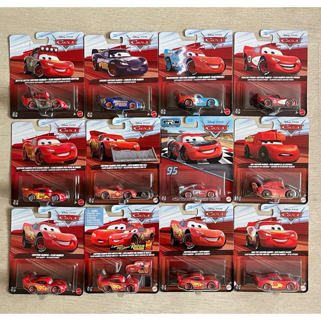 รถ MATTEL CARS DISNEY PIXAR - LIGHTNING McQUEEN 1:55 🔆