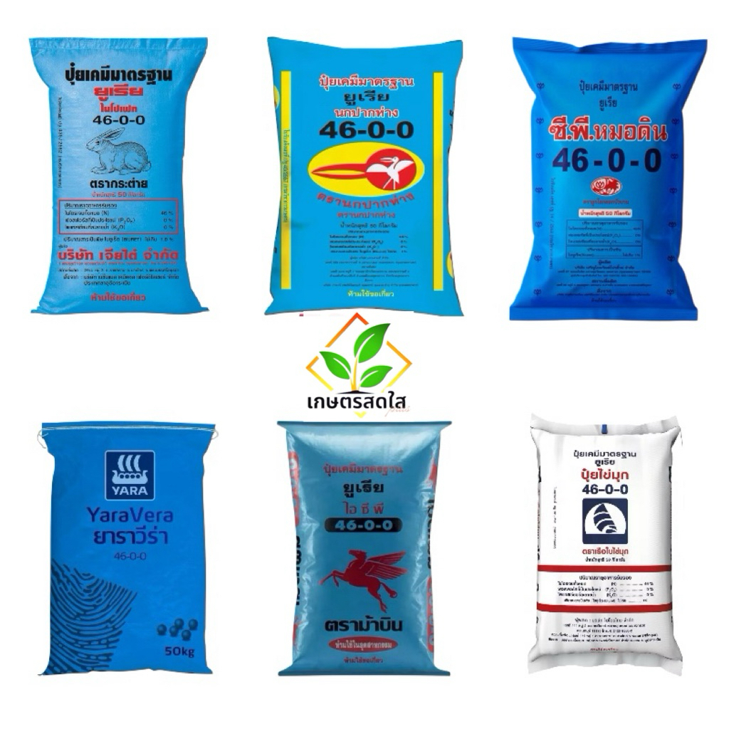 ✨ ปุ๋ยยูเรีย 46-0-0 ขนาด 50 กิโลกรัม ✅ มีธาตุไนโตรเจนสูง ✅ พืชดูดซึมไว (กดออเดอร์ละ 1 ถุงนะคะ)