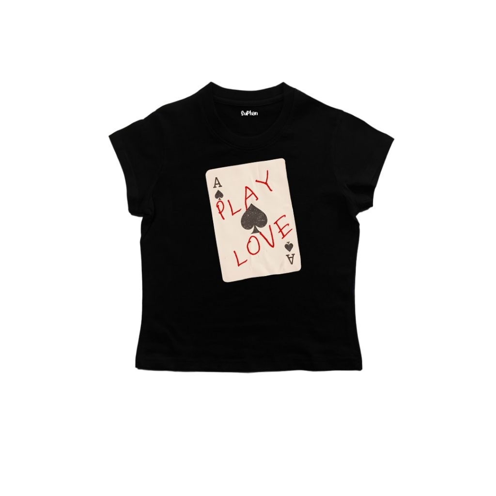 chicchi.cshop | เสื้อยืดbabytee ลายplay love – โปรปัง