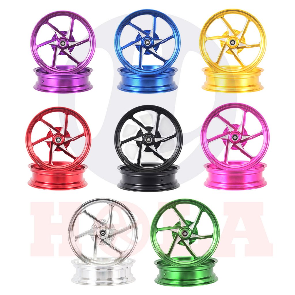 ล้อแม็ก แม็กมอเตอร์ไซค์ PCX160 CNC(Racing HL) PCX160(abs) DF713-6 (Fr.14"2.75/Re.13"3.50) 6สี