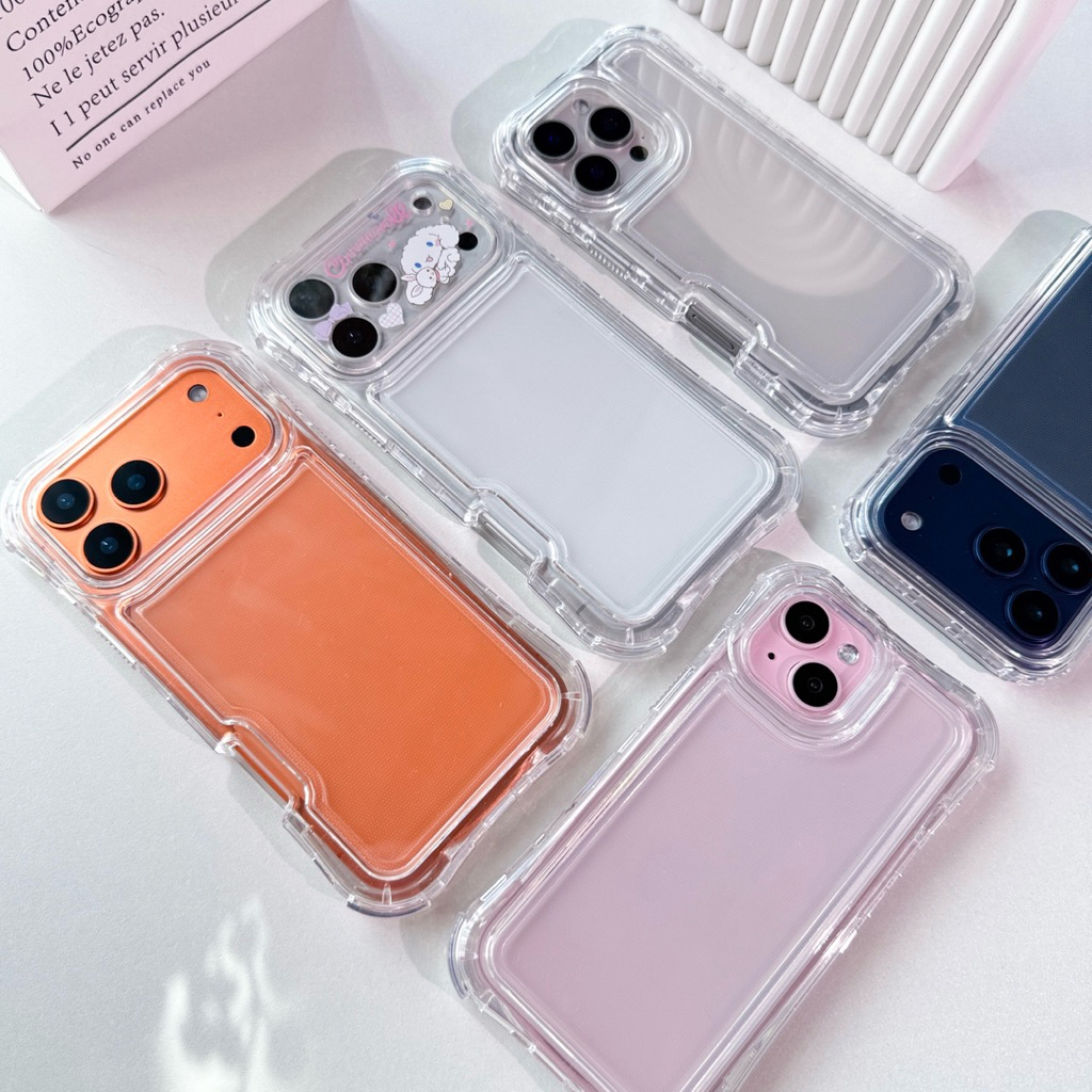 [i17] พร้อมส่ง 🛸 E5S13 เคสประกบกันกระแทกดีเยี่ยม 3ชั้น ☄️เคสไอโฟน เคสใส เคสกันกระแทก สำหรับ iPhone 16Plus,17Air,17Promax - รูปที่ 7