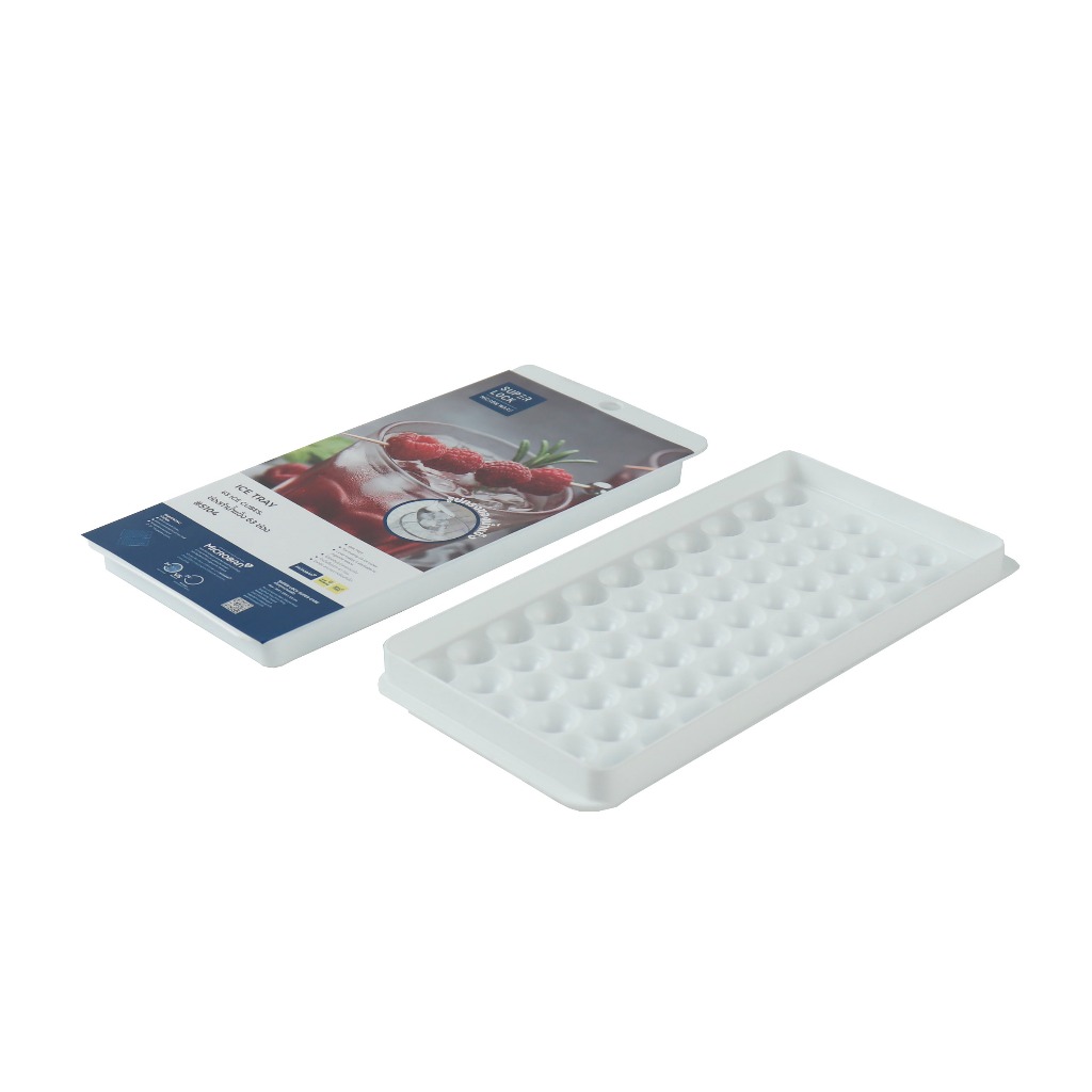 [ของแถม งดจำหน่าย] ถาดทำน้ำแข็งแบบเหลี่ยม 63 ช่อง พร้อมฝาปิด รุ่น 5104