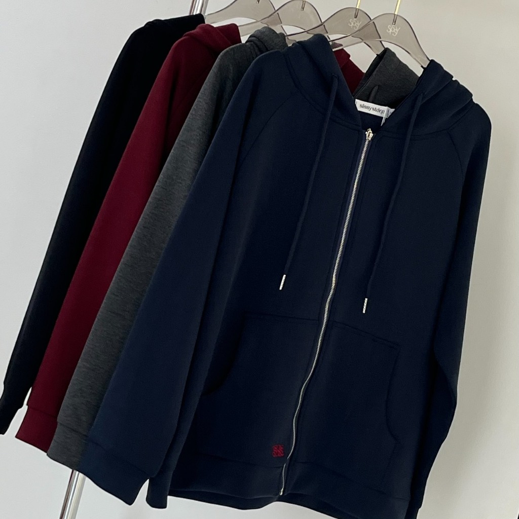 Sissy Store : เสื้อฮู้ดซิปแขนยาว ผ้าวอร์ม (S-M)  เนื้อผ้านุ่ม  ยืดหยุ่นได้ ใส่สบายมาก - รูปที่ 3