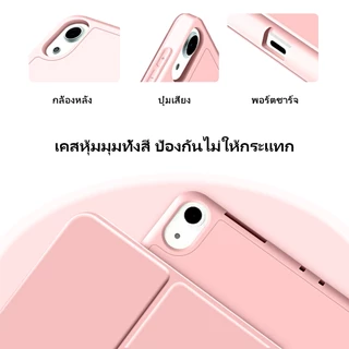 เคสไอแพด สำหรับ iPad gen9, gen10, gen11, A16, Air6/5, Air11 M2 M3 Gen7/8/9, 11th, 10.2, 10.9, mini, A17pro, 9.7 และ 11"