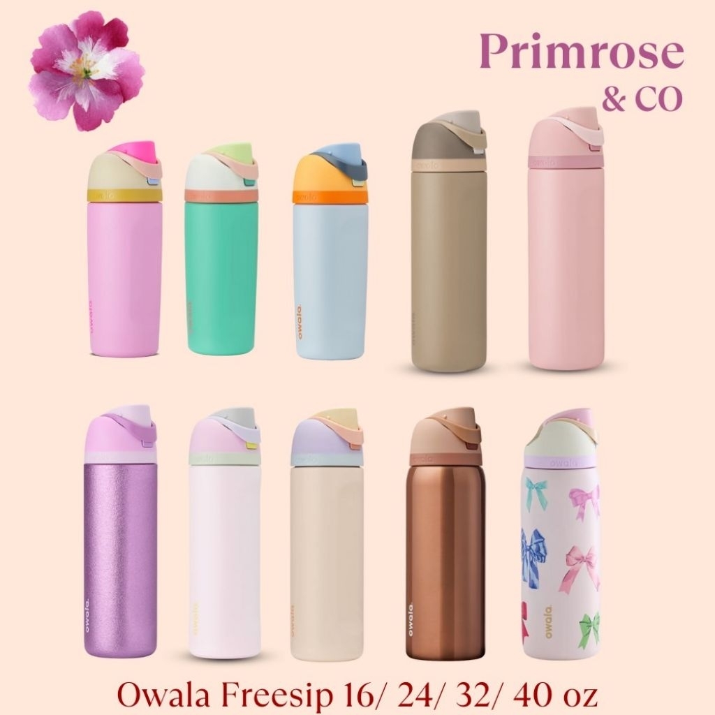 (ของแท้ 100% พร้อมส่งที่ไทย) Owala Freesip 16 / 24 / 32 / 40 oz ขวดน้ำเก็บความเย็น