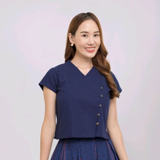 เสื้อผ้าไทย เสื้อผ้าฝ้าย เสื้อพื้นเมือง รุ่นพิกุล