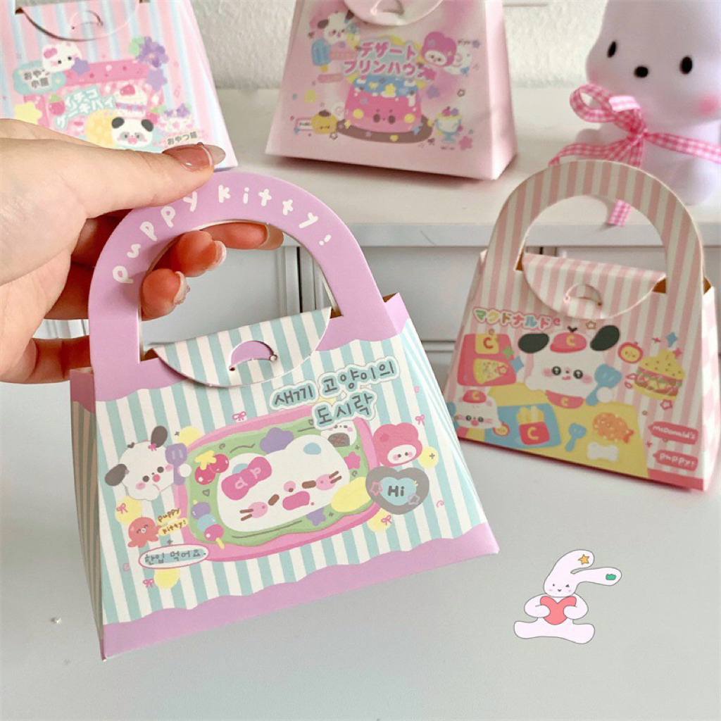 กล่องของขวัญหิ้วลายน่ารัก | กล่องแพ็กเกจพาสเทล | Gift Box คิ้วท์ๆ - รูปที่ 2