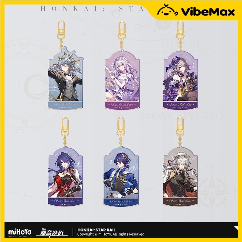[✨NEW⚡พร้อมส่ง] Honkai: Star Rail พรงกุญแจ Official LIVE Series Pendant Sunday,Castorice,The Herta
