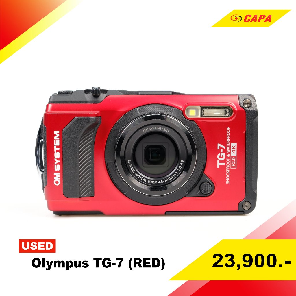 [USED] Olympus TG-7 (RED)/ พร้อม Housing , Wide Adapter*