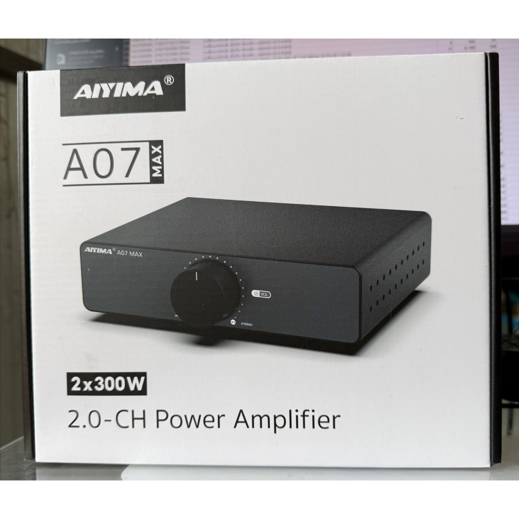 Aiyima A07 MAX TPA3255  เครื่องขยายเสียงสเตอริโอสําหรับบ้าน2.0 300Wx2 PBTL 600W